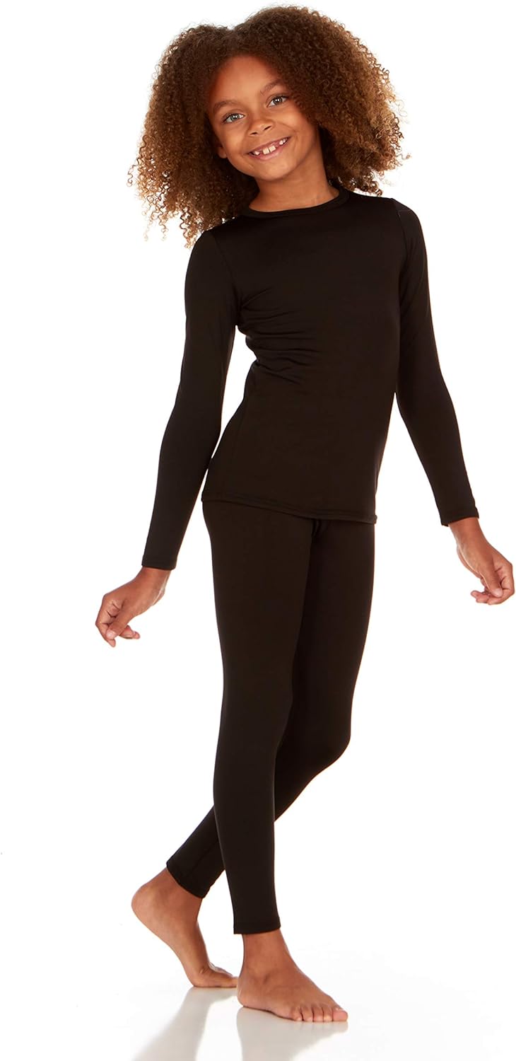 Thermajane Thermal Underwear for Kids Long Johns, Girls Thermal Underwear Set, B...