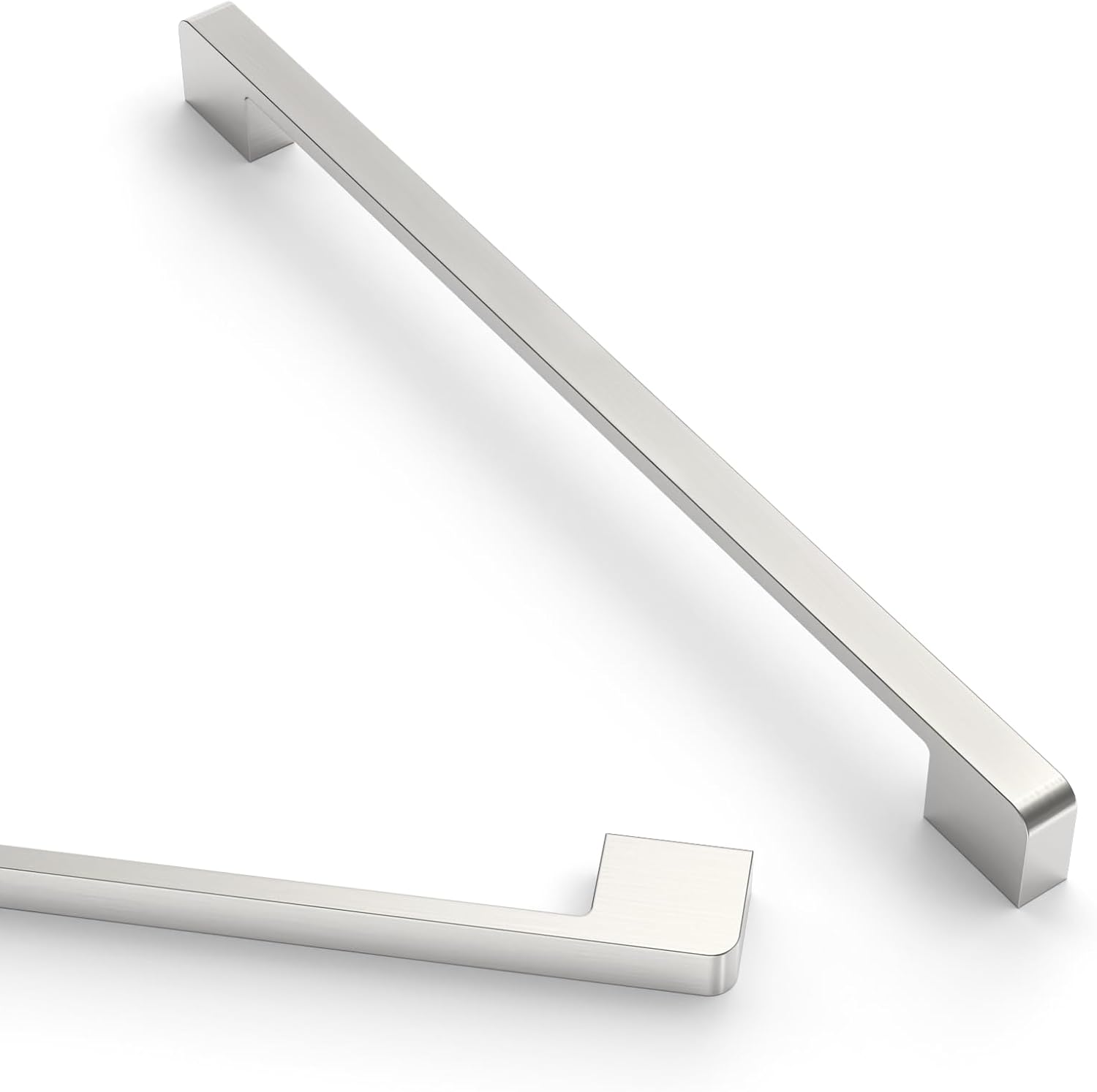 Asidrama 10 Pack 10 Inch(256mm) Brushed Satin Nickel Kitchen Cabinet Handles, Ca...