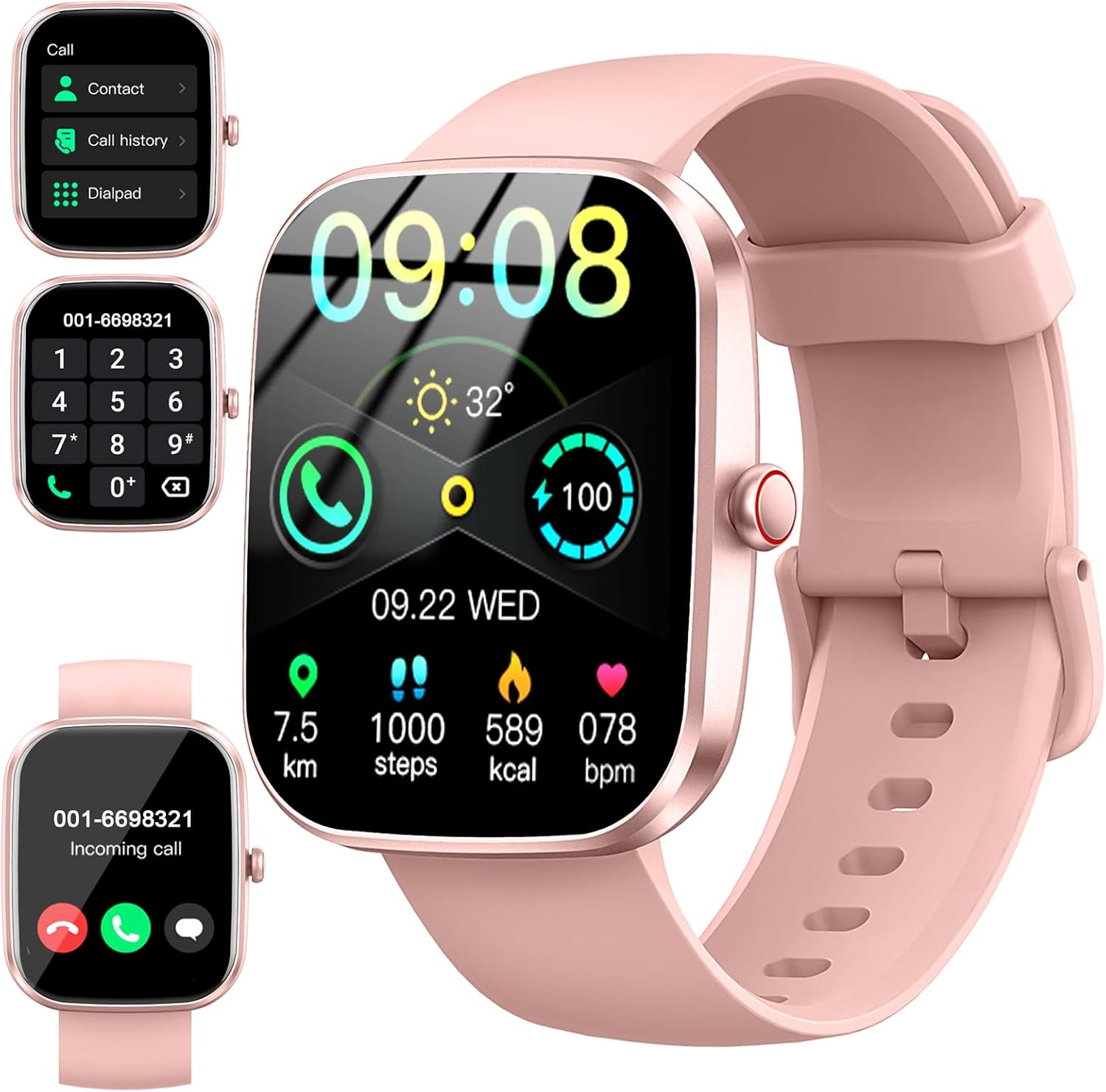 Smart Watch for Women Answer/Make Call, 1.91" HD Smartwatch Fitness Watch with H...