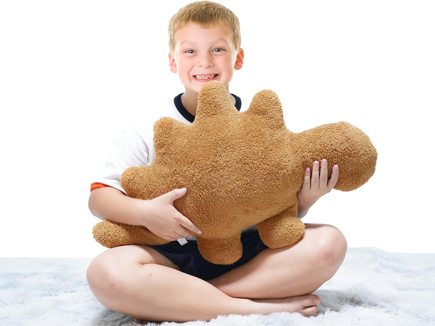 Dino Nugget Plush,Large 23 in Dino Nugget Pillow Stuffed Toy, Funny Dino Chicken...