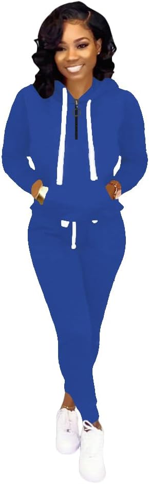 Nimsruc Two Piece Outfits For Women Jogging Suits Casual Sweatsuits Jogger Track...