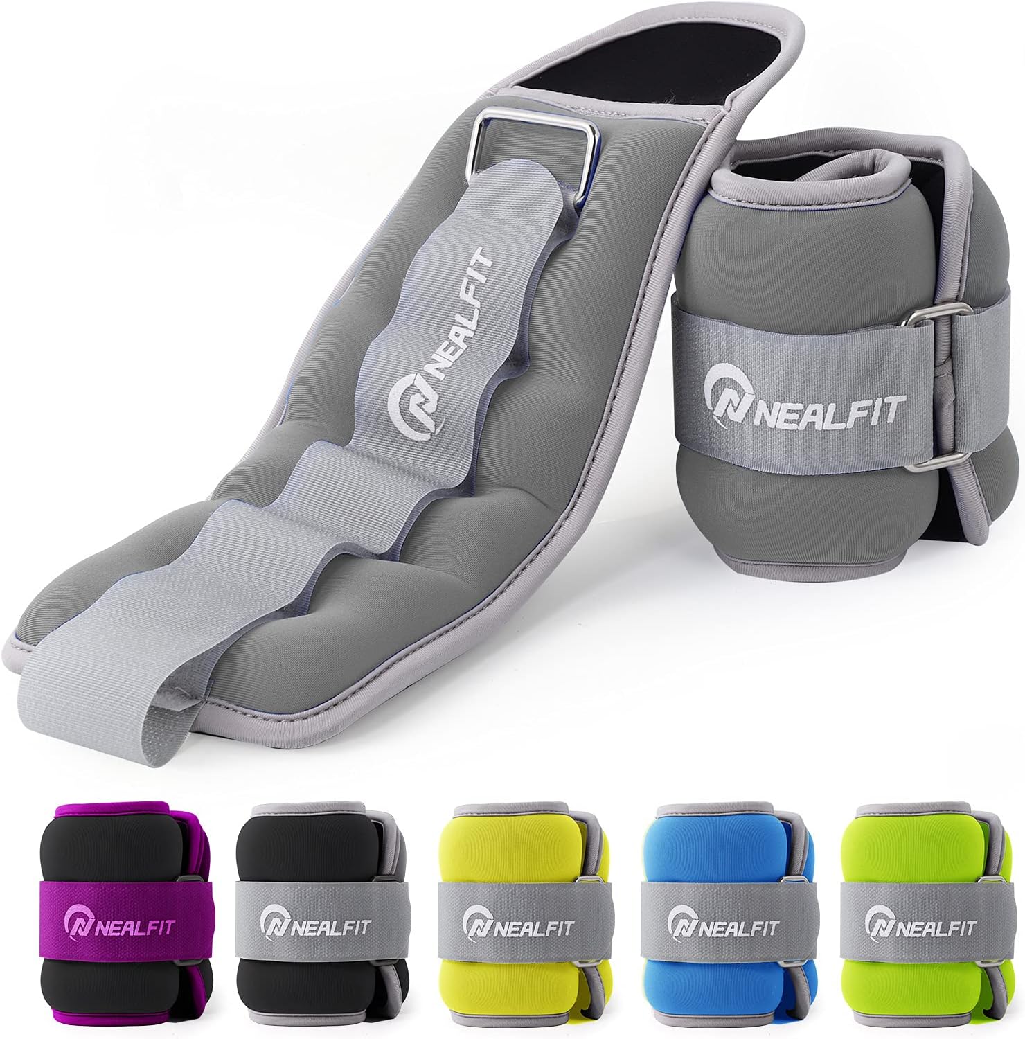 Ankle Weights for Men Women Kids, Leg Arm Wrist Weights with Adjustable Strap fo...