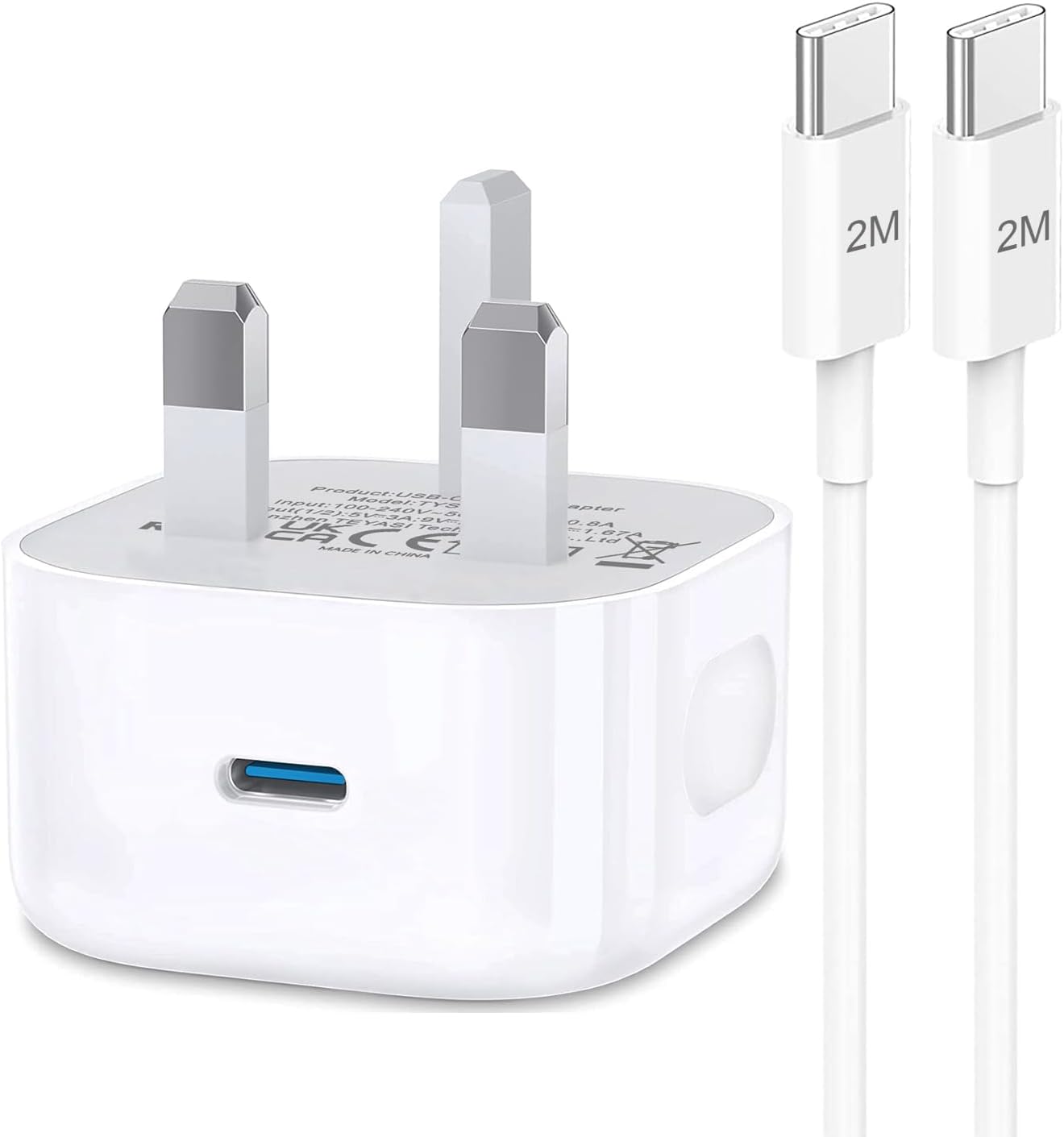 iPhone 16/15/15 Pro/15 Pro Max USB C Charger, 20W New iPad Fast Charging Plug Ty...