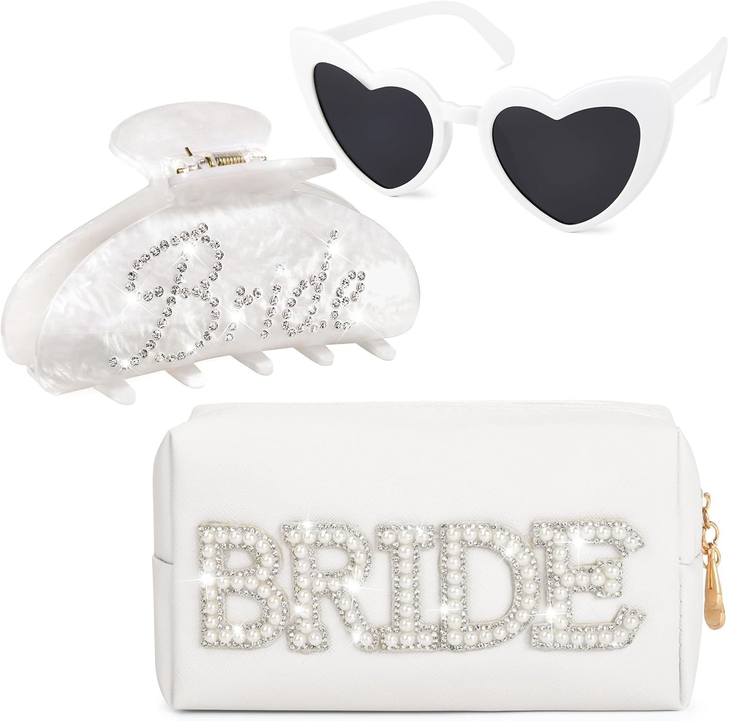 SOIDRAM Bridal Shower Gifts for Women Bride To Be Gift Set Bride Patch MRS Makeu...