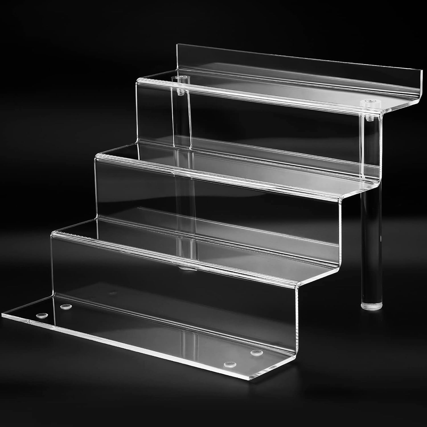 9 Inch Acrylic Shelf for Perfume Organizer, 4 Tier Funko POP Shelves, Cologne Or...