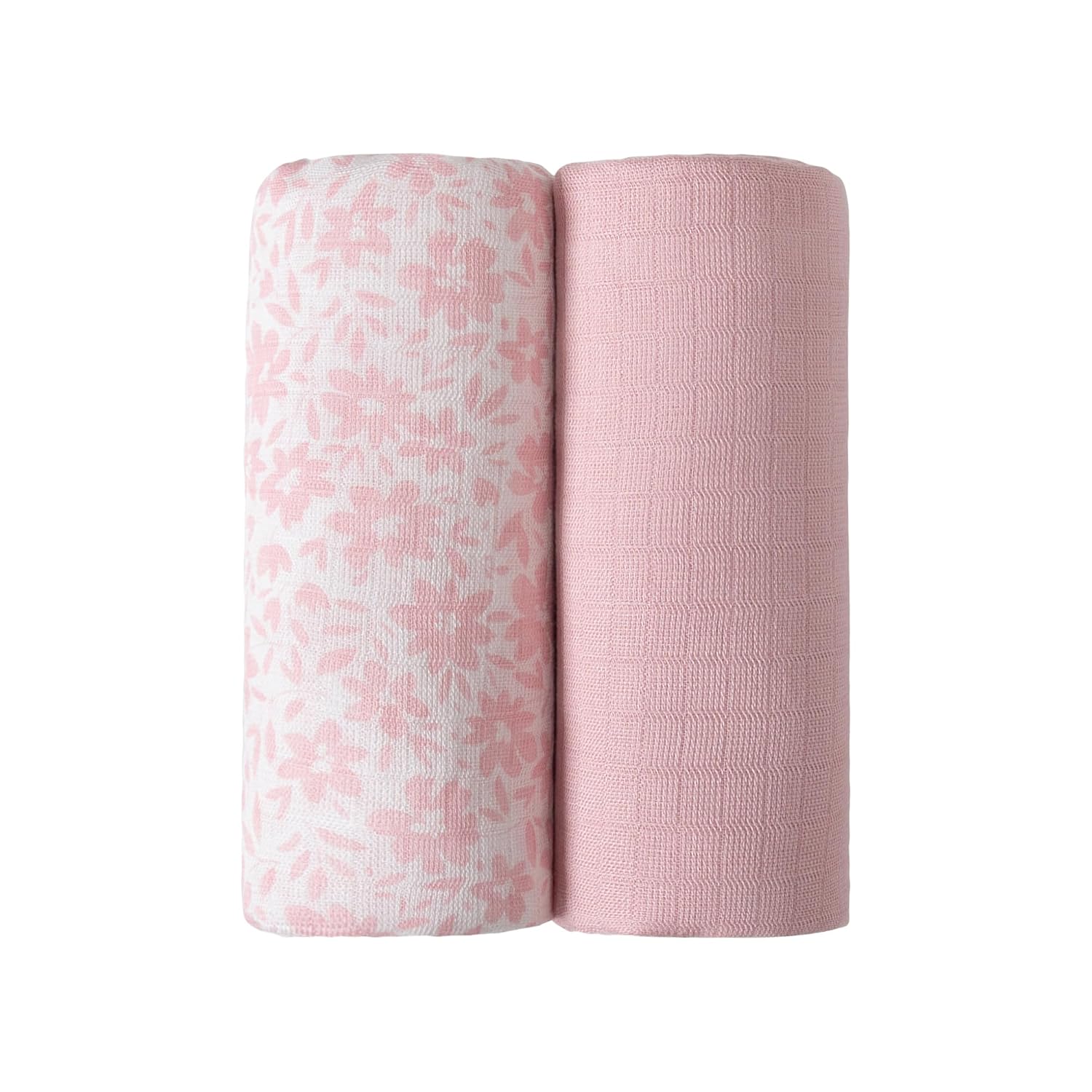 Softan 2 Pack Muslin Swaddle Blankets for Newborn, 36 x 40 inches Muslin Baby Re...
