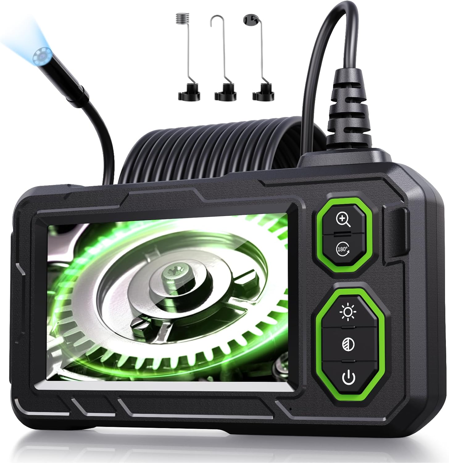 Endoscope Inspection Camera, Hopefox 4.3'' IPS Screen 1080P HD Borescope Camera...