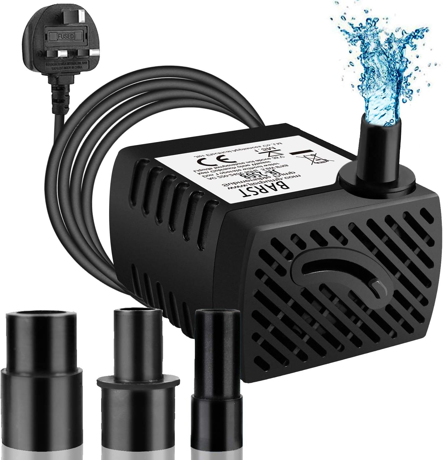 BARST 250L/H Submersible Water Pump Aquarium (3.6W), Mini Electric Ultra Quiet P...