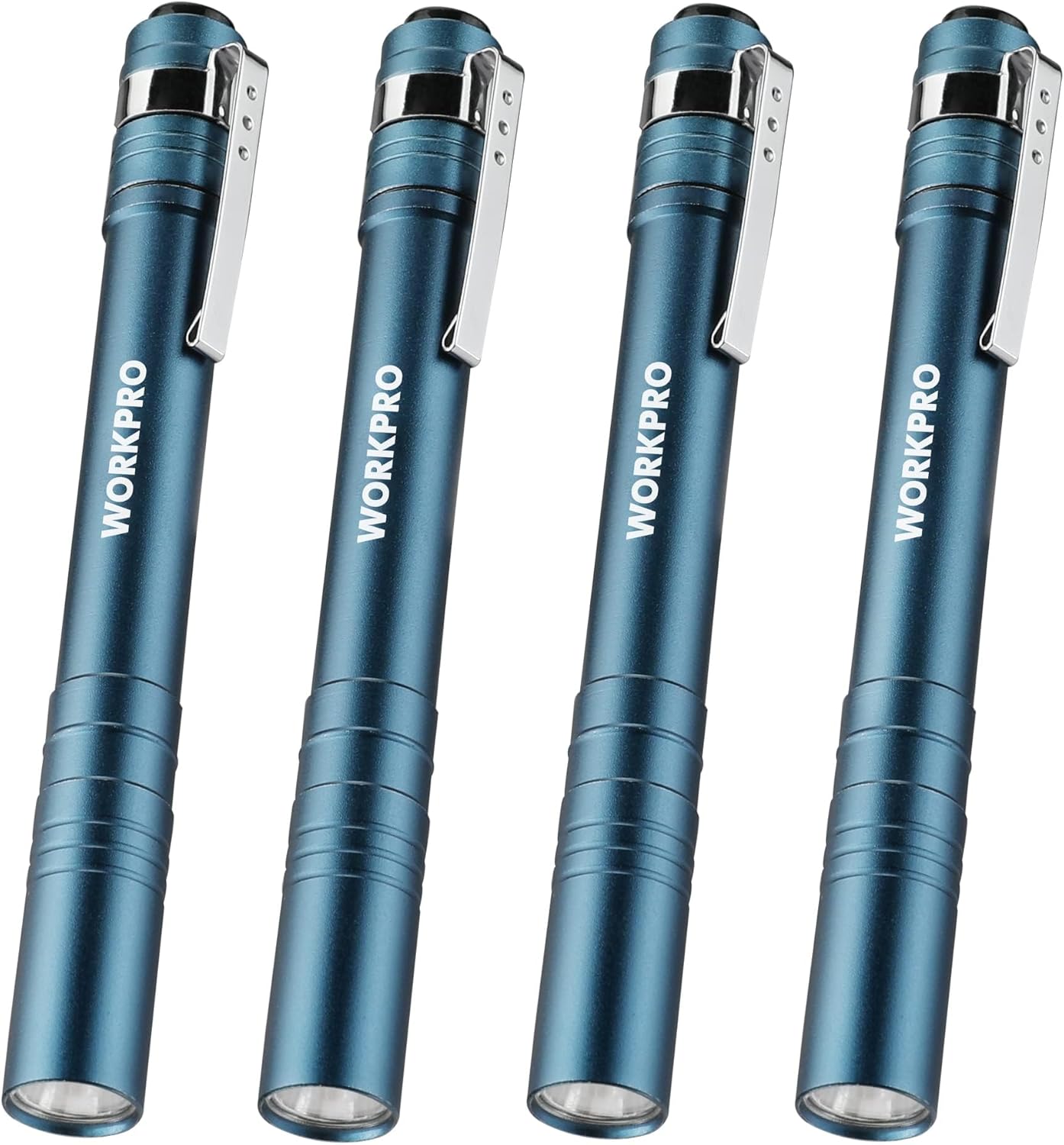 WORKPRO LED Pen Light, Aluminum Pen Flashlights, Pocket Flashlight with Clip for...