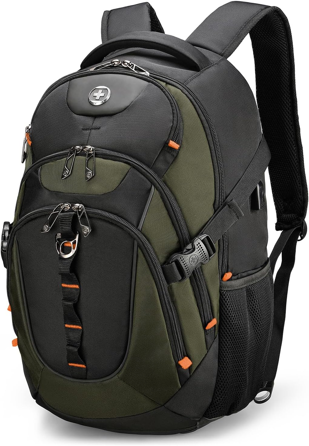 Swissdigital Design Business Laptop Backpack with Smart USB Charging Port, Trave...