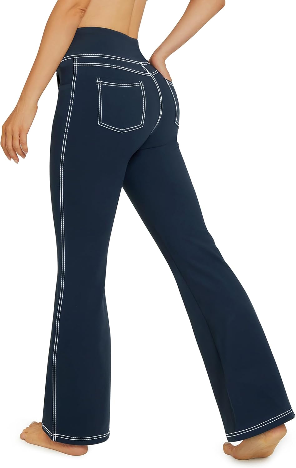 G4Free Bootcut Yoga Pants with 4 Pockets Flare Leggings for Women High Waisted C...