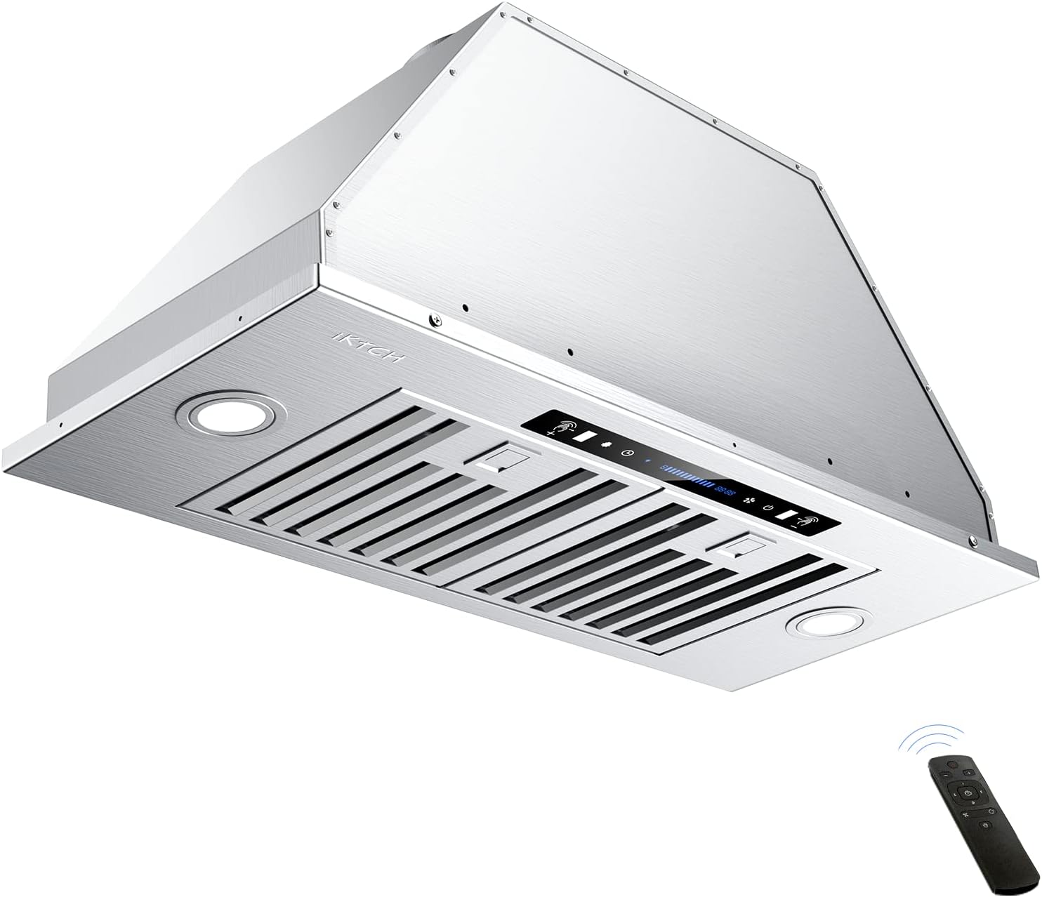 IKTCH 30 inch Built-in/Insert Range Hood 900 CFM, Ducted/Ductless Convertible Du...