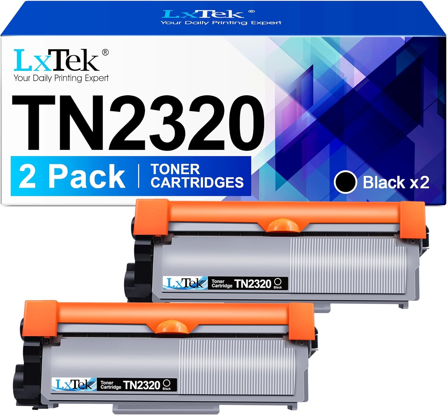 LxTek Compatible Toner Cartridge Replacement for Brother TN2320 TN2310 TN-2320 f...