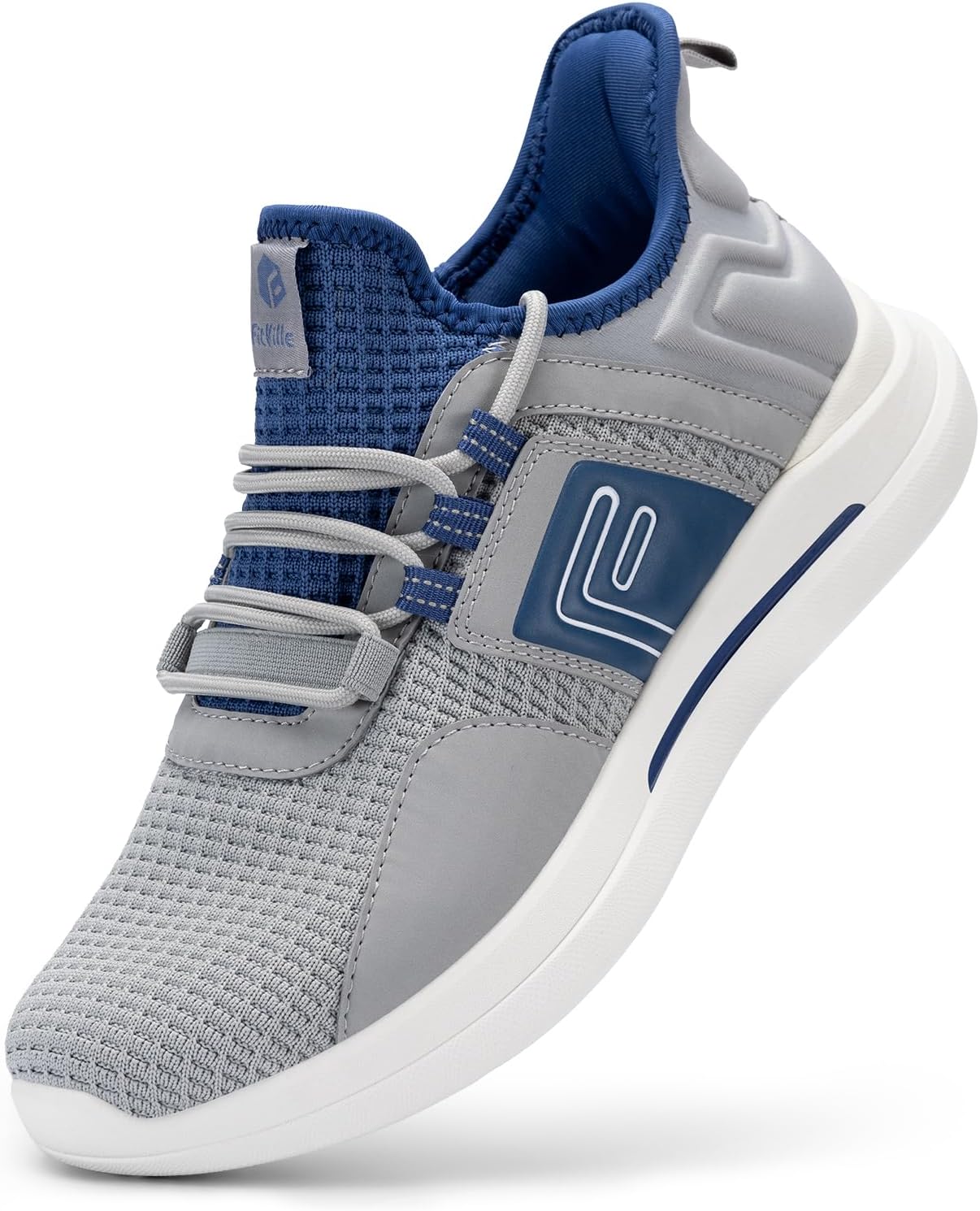 FitVille Wide Fit Trainers for Men Arch Support Road Running Athletic Sneakers B...