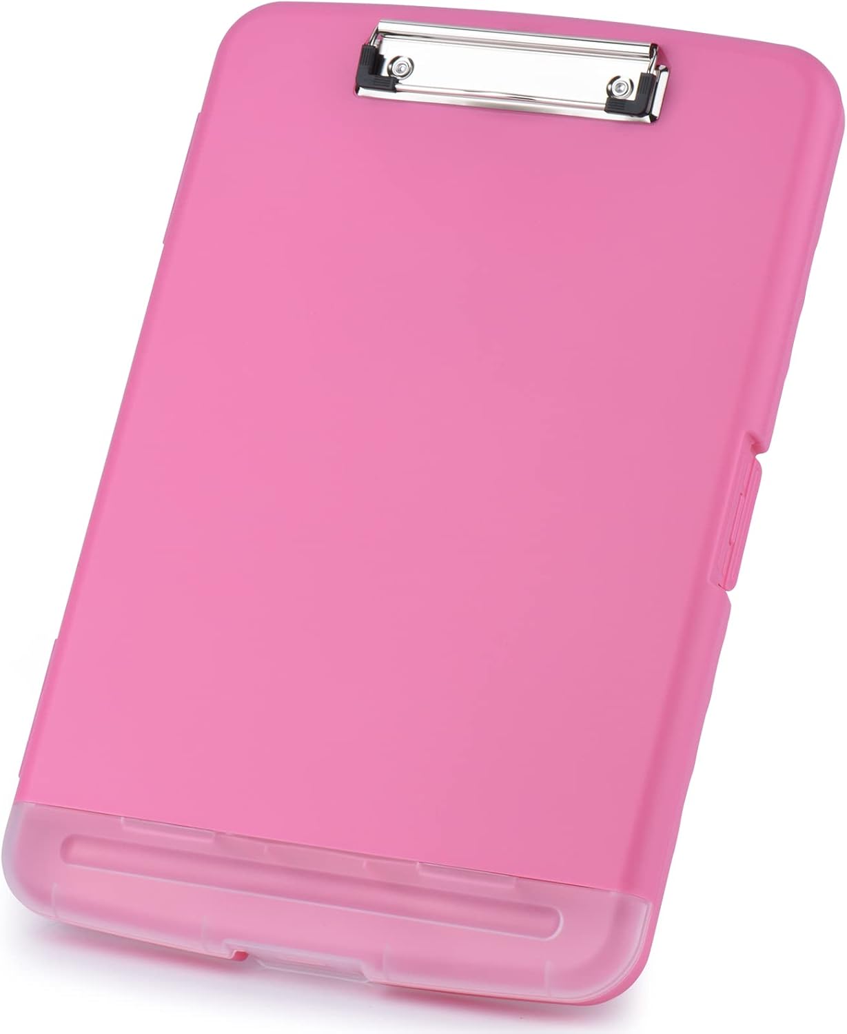 ZCZN Plastic Clipboard with Storage, A4 Clipboard Folder with Separate Pen Compa...