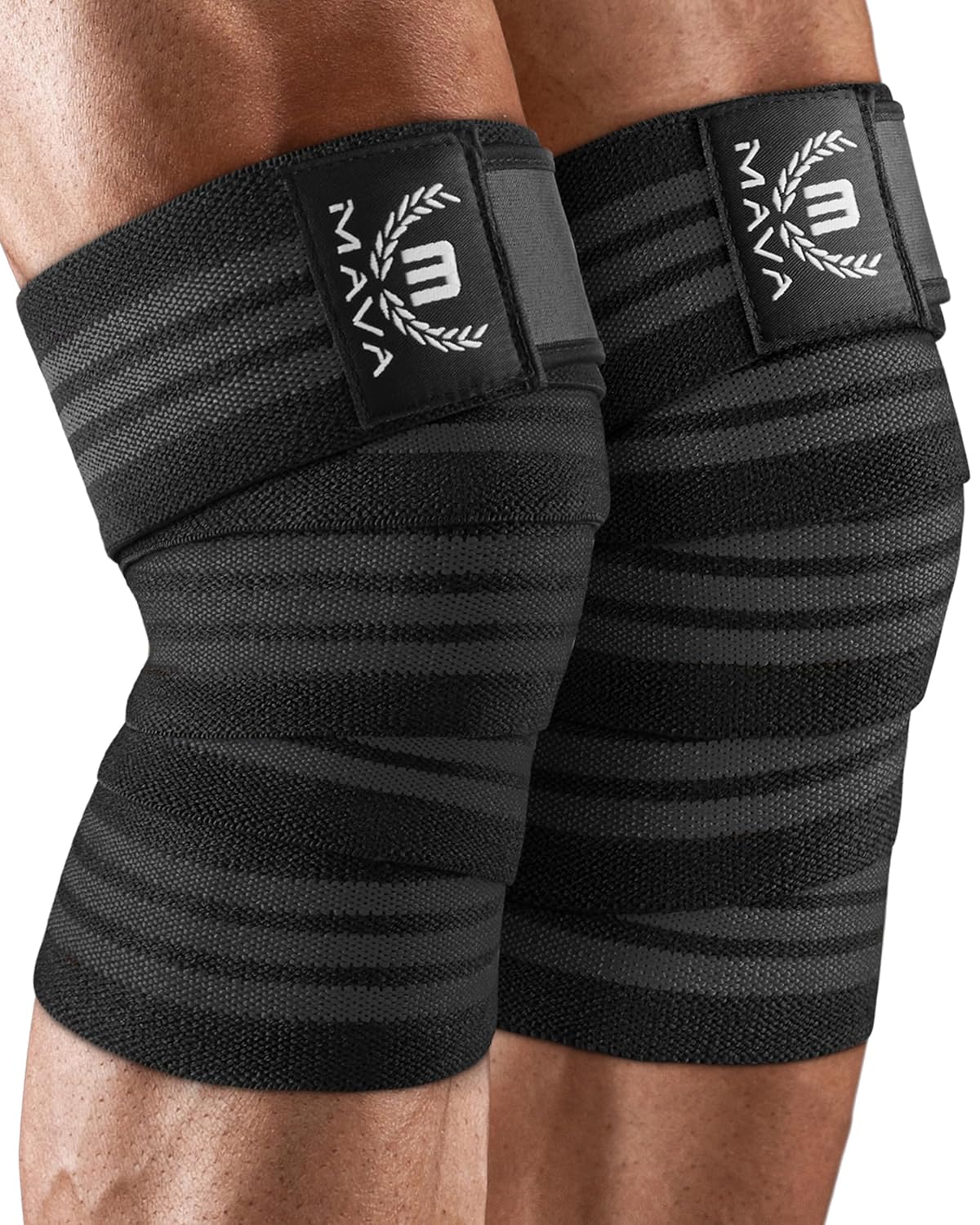 Mava Sports Knee Wraps (Pair) for Men & Women | Ideal for Cross Training, WODs,...