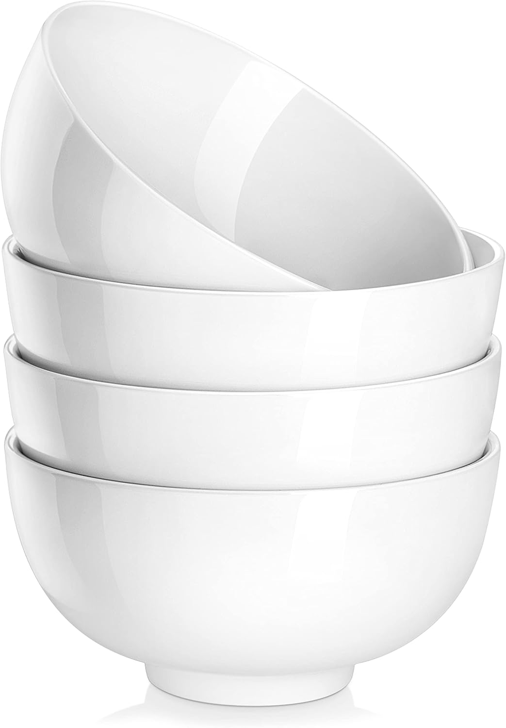 MALACASA, Series Regular, 780ml Porcelain Bowls/Cereal Bowls/Soup Bowls/Pasta Bo...
