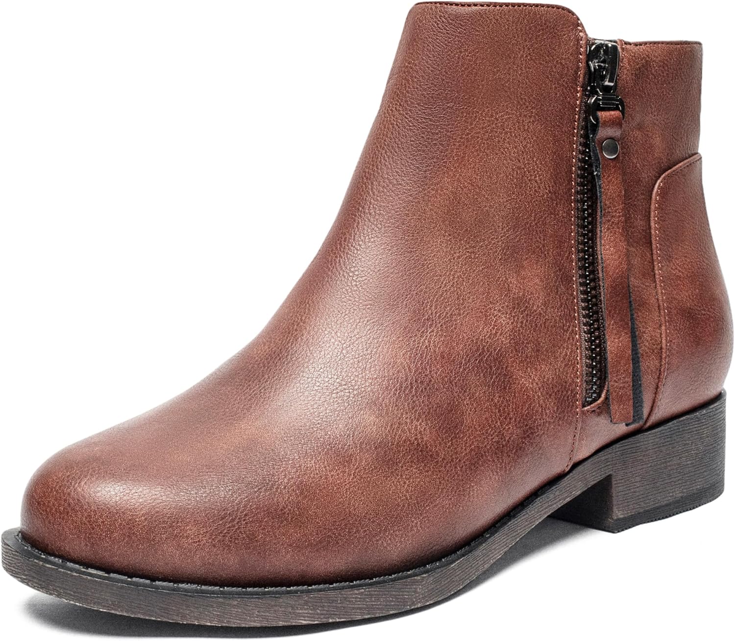 Ataiwee Women's Ankle Boots, Classic Side Zip Comfortable Platform Boots. 7 2404...