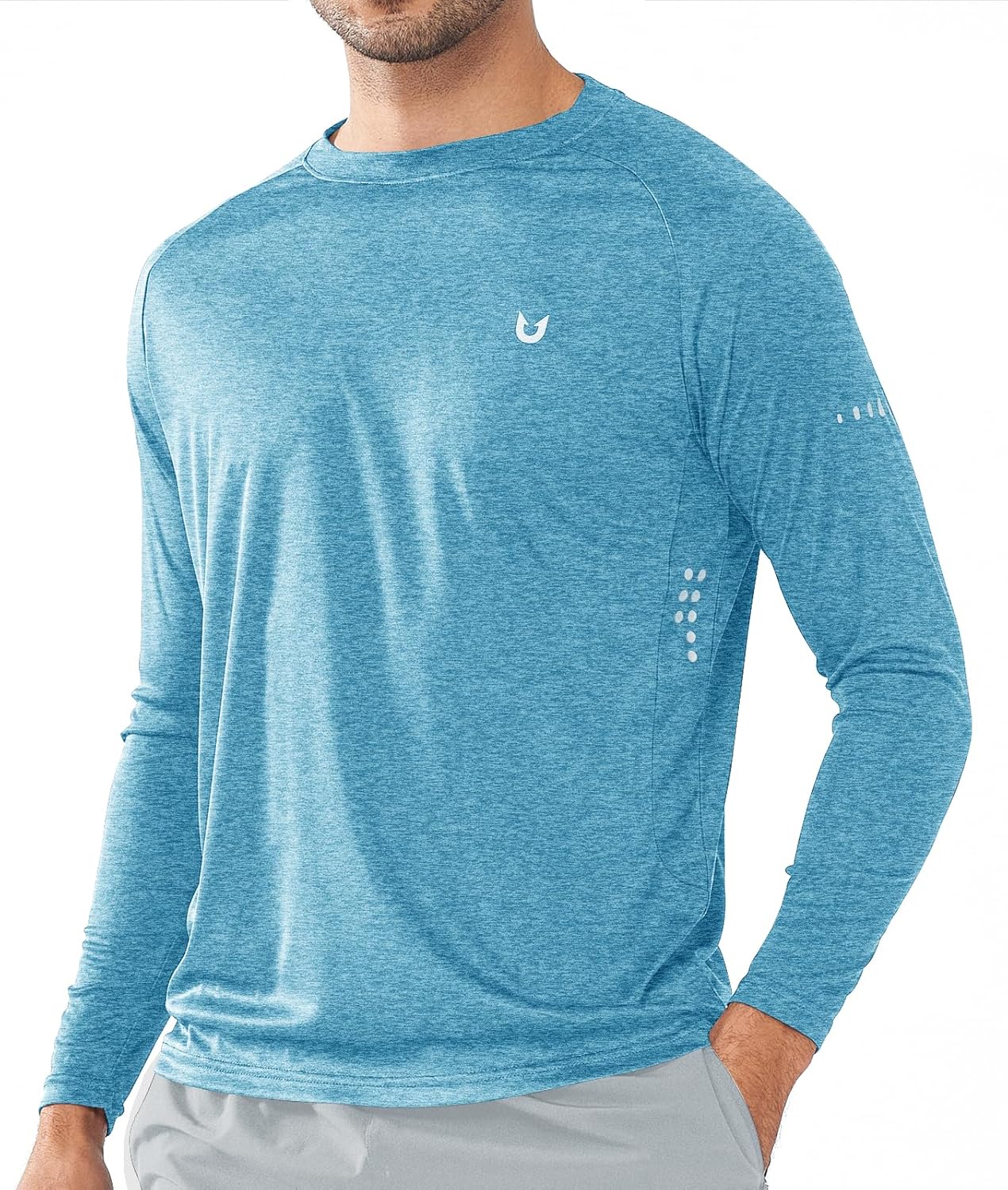NORTHYARD Men's Sun Protection UPF 50+ Shirts Long Sleeve Running Workout Athlet...