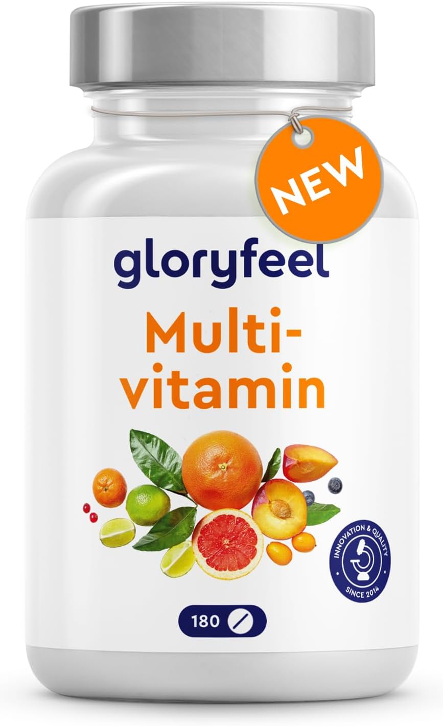 Multivitamin Tablets for Men & Women - 180 High Strength Multivitamins & Mineral...