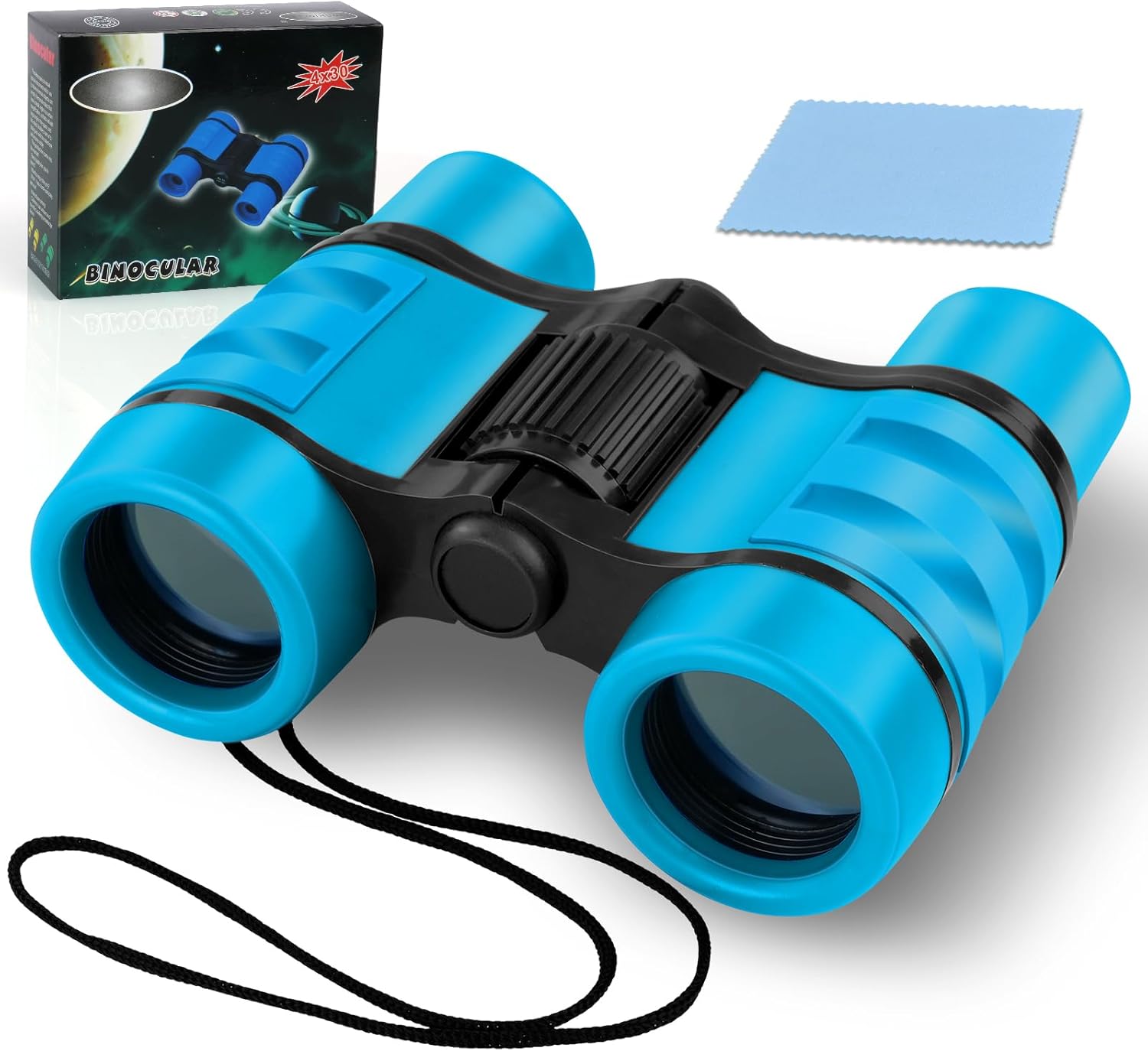 OSDUE Kids Telescope Outdoor Toys, 4x30 High Resolution Binoculars for Kids Toys...