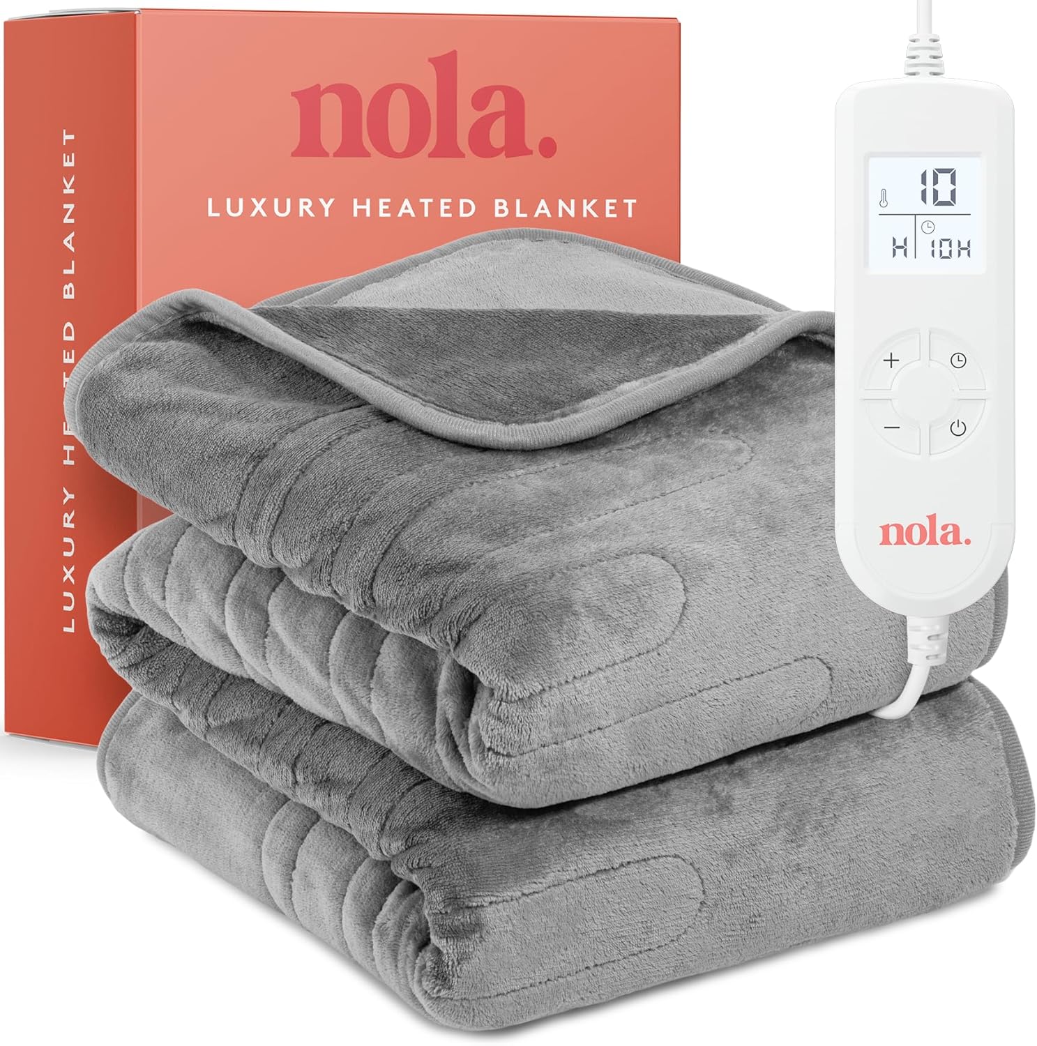 Nola Luxury Heated Blanket | Electric Blanket | Extra Large Heated Throw | Digit...