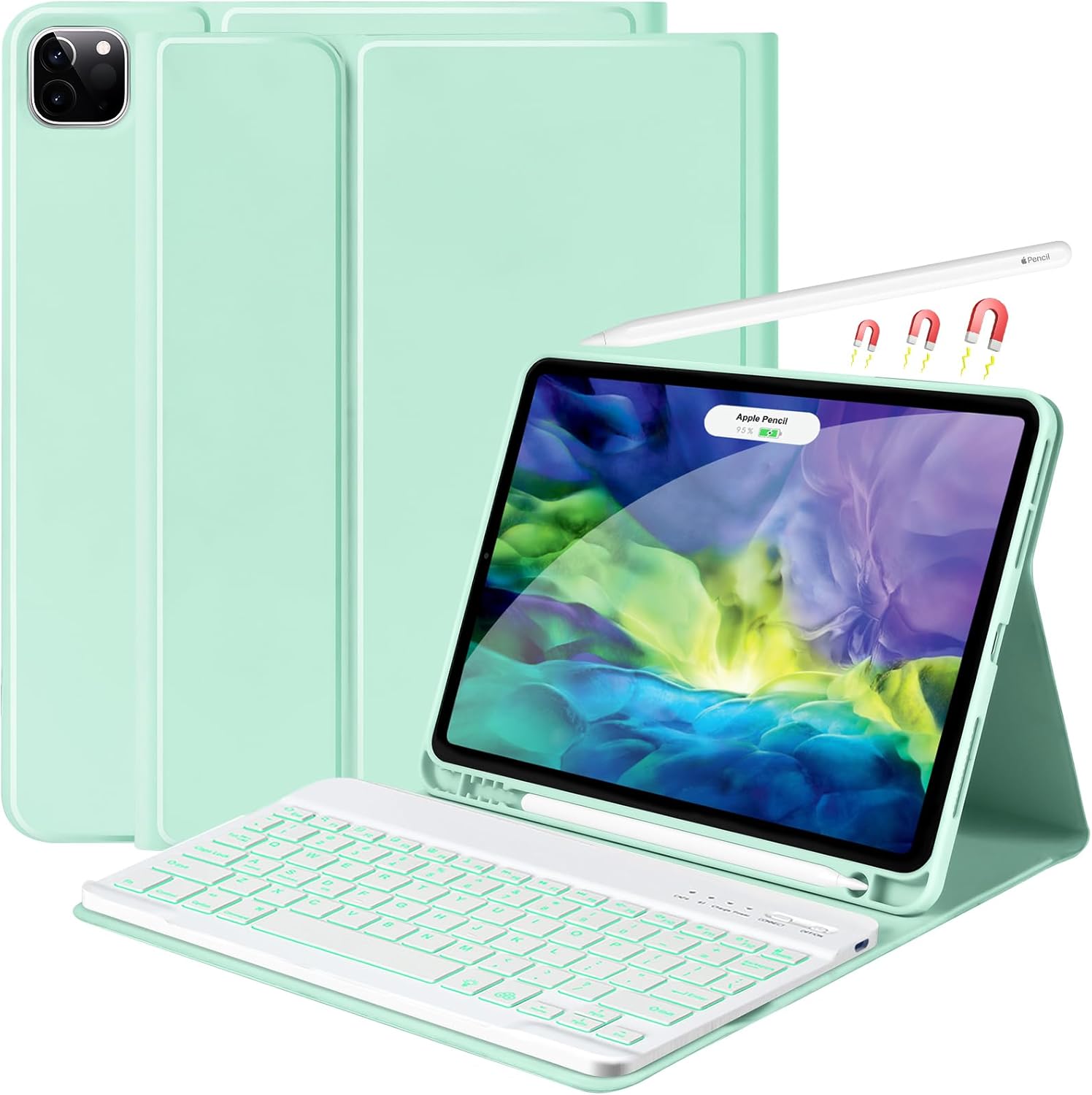 besky Keyboard Case for iPad Pro 11 inch (4th, 3th Generation) & Air Series Prod...