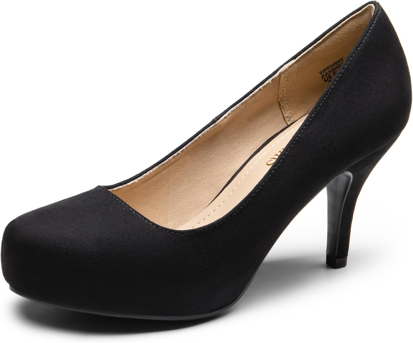 DREAM PAIRS Tiffany Women's Classic Elegant Versatile Low Stiletto Heel Dress Pl...