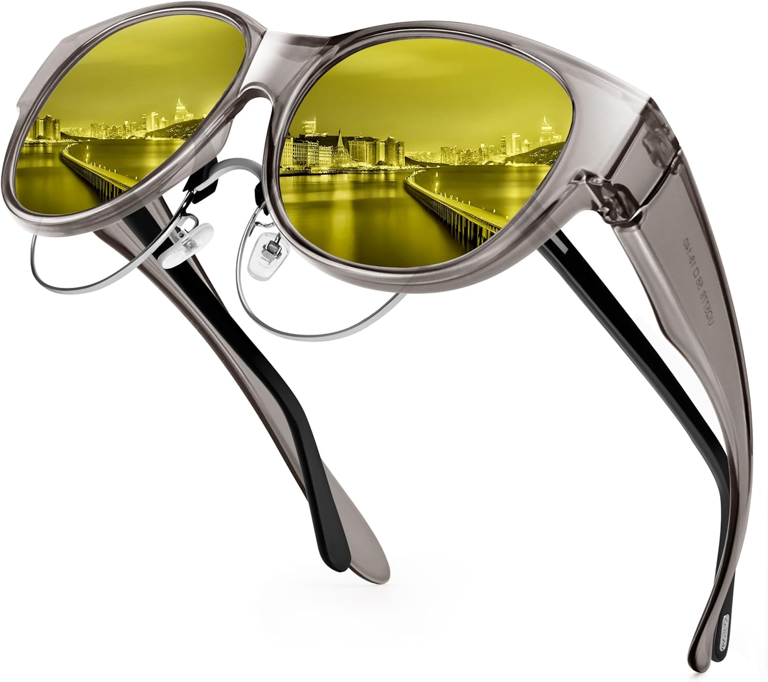 URUMQI Night Vision Driving Glasses for Women Anti Glare Fit Over Glasses, Polar...