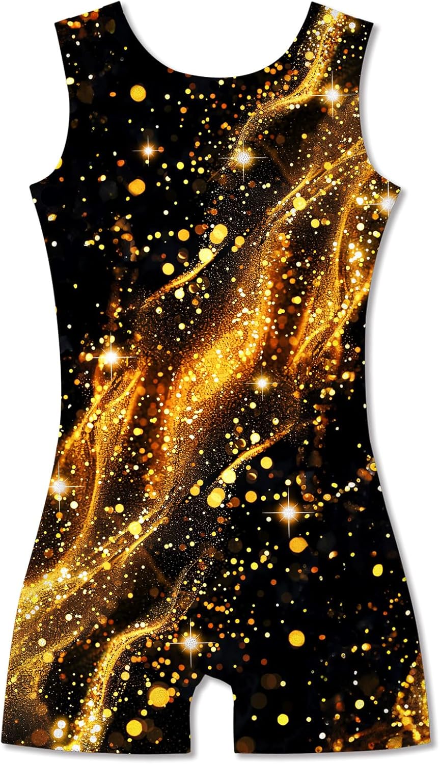 TUONROAD Girls Gymnastics Leotards Toddler Unitard Biketard Clothes Cute Kid Tum...