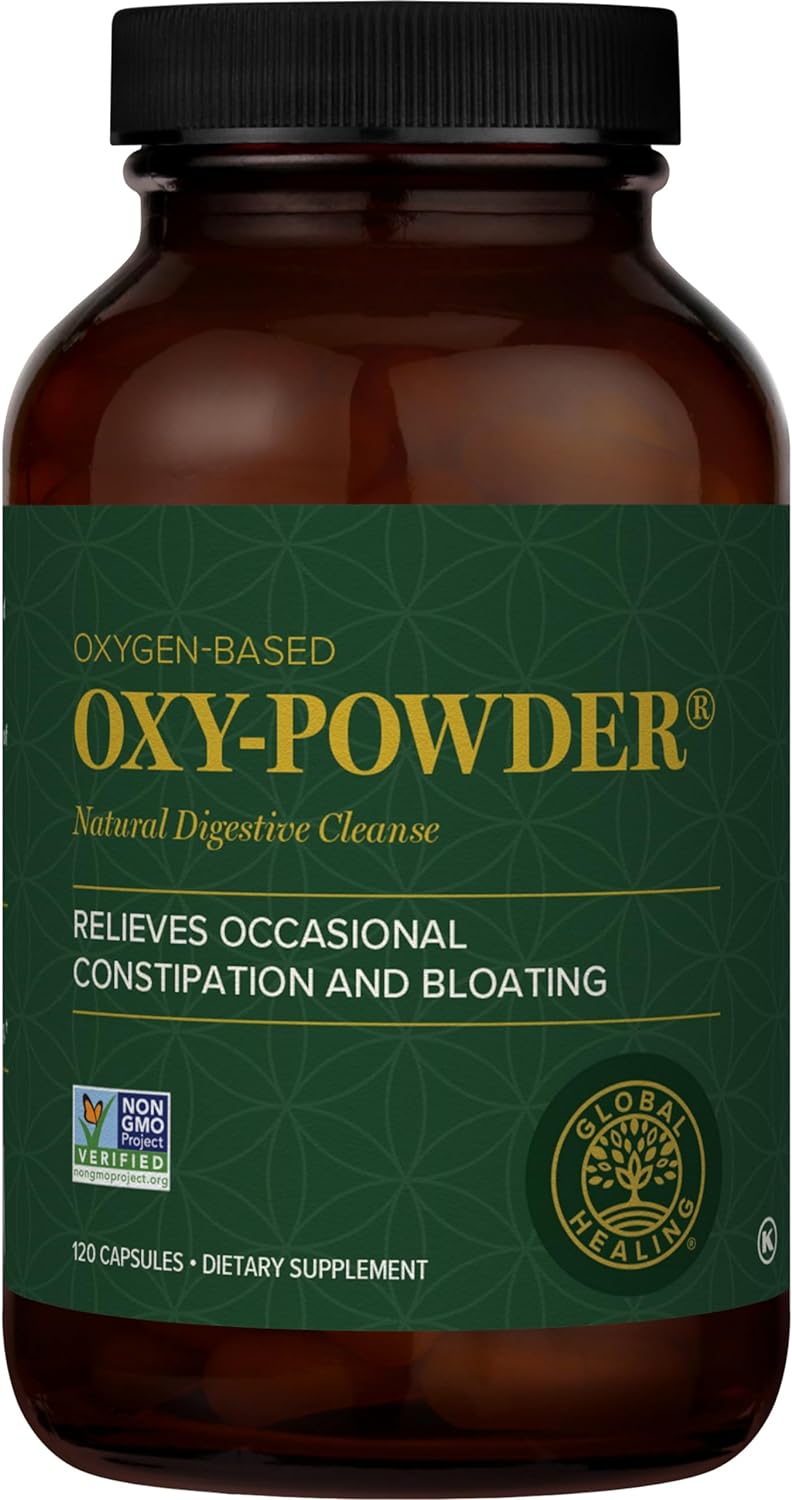 Global Healing Center Oxy-Powder Oxygen Based Safe and Natural Colon Cleanser an...