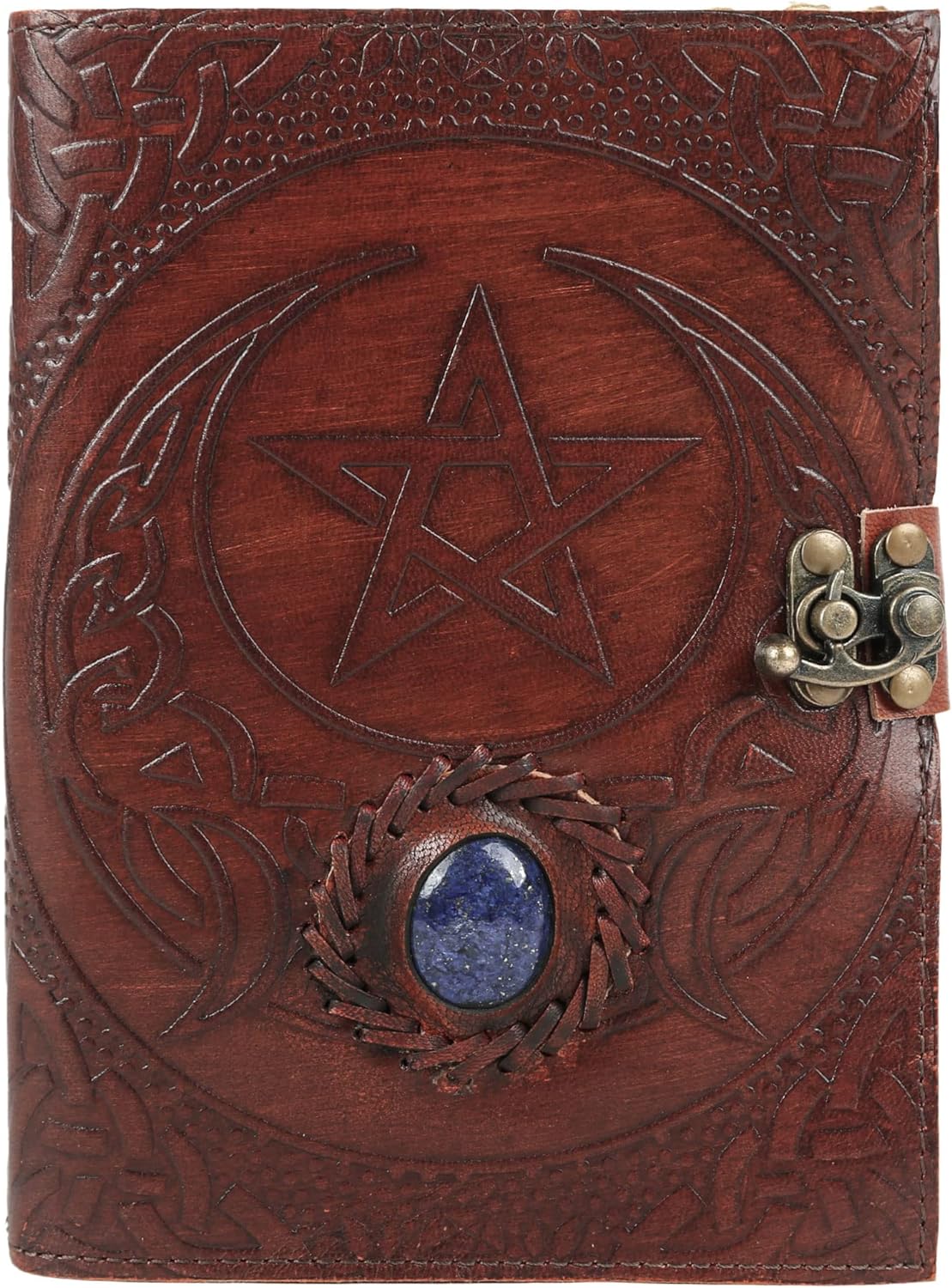 Komal's Passion Leather Hocus pocus book of spells journal book of shadows writi...