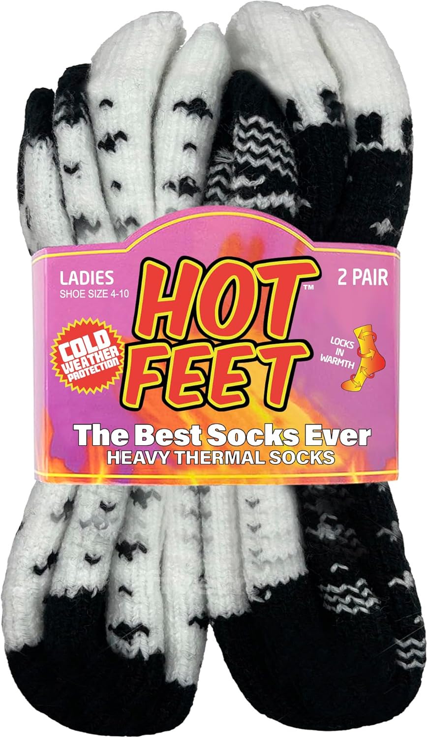 HOT FEET Thermal Socks For Women for Cold Weather – Thick Warm Socks for Women,...