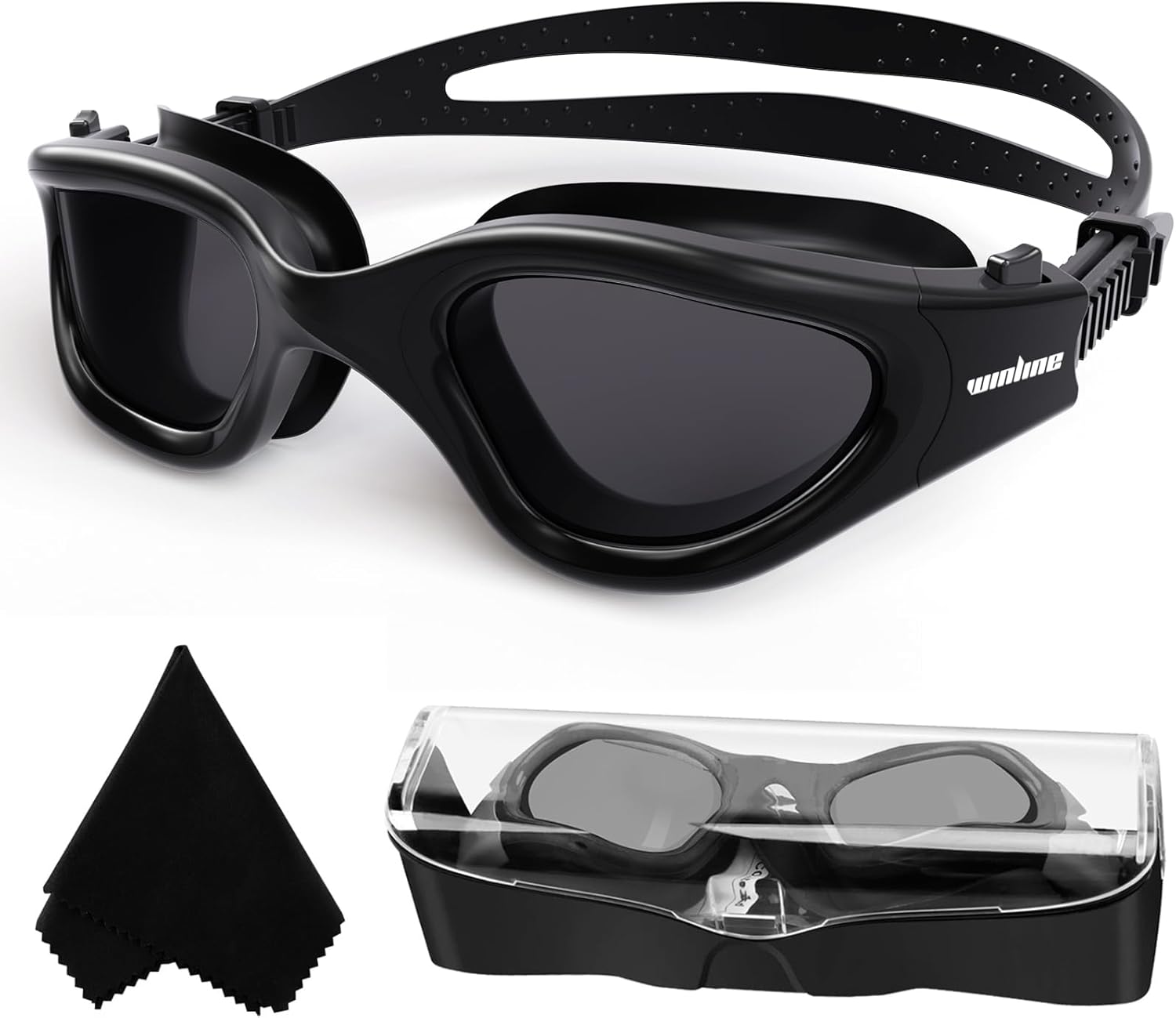 Adult Swimming Goggles,Polarized Open Water Goggles Swimming Anti Fog UV Protect...