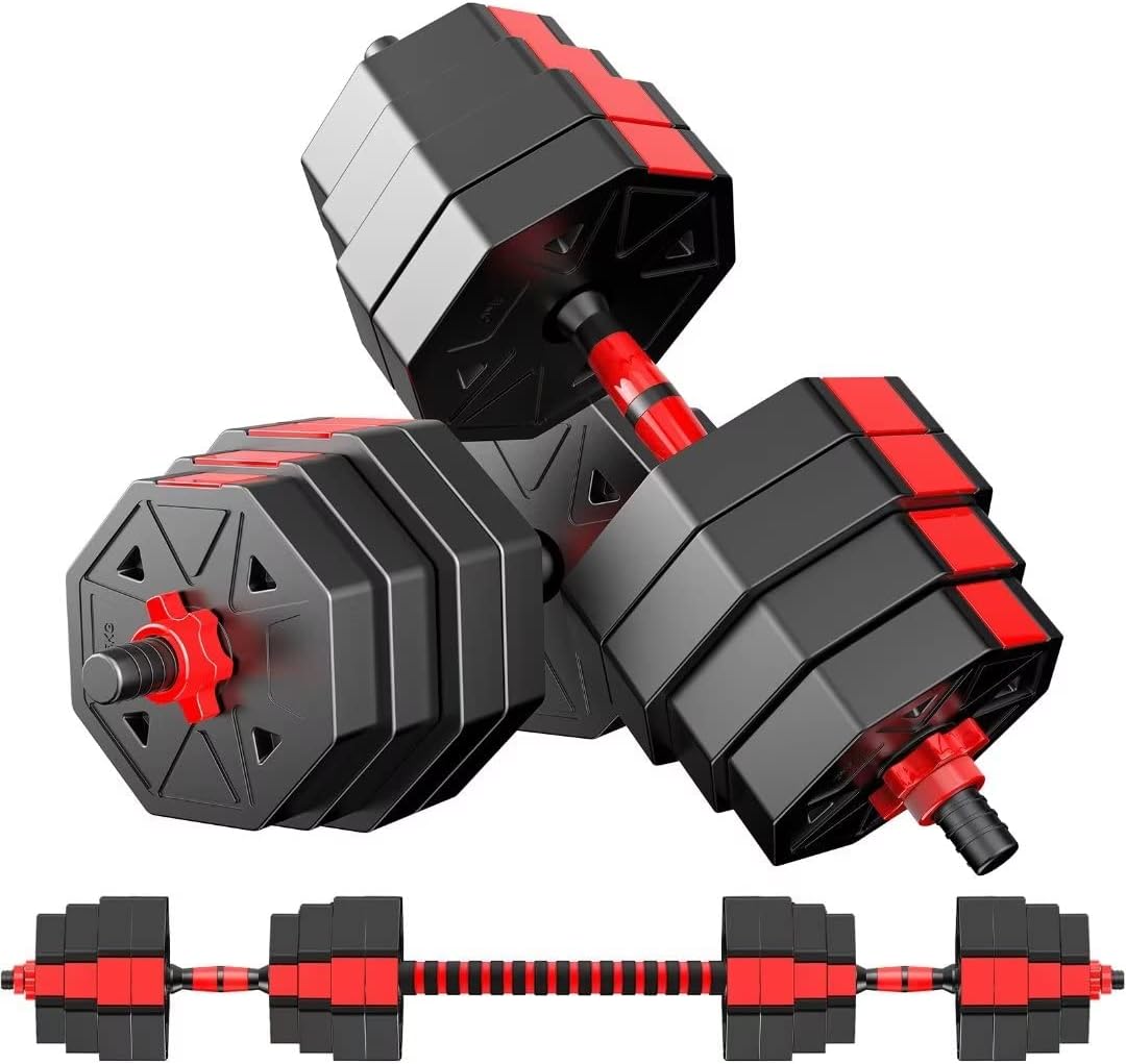 Adjustable Weights Dumbbells Set, 20/30/40/60/80lbs Non-Rolling Adjustable Dumbb...