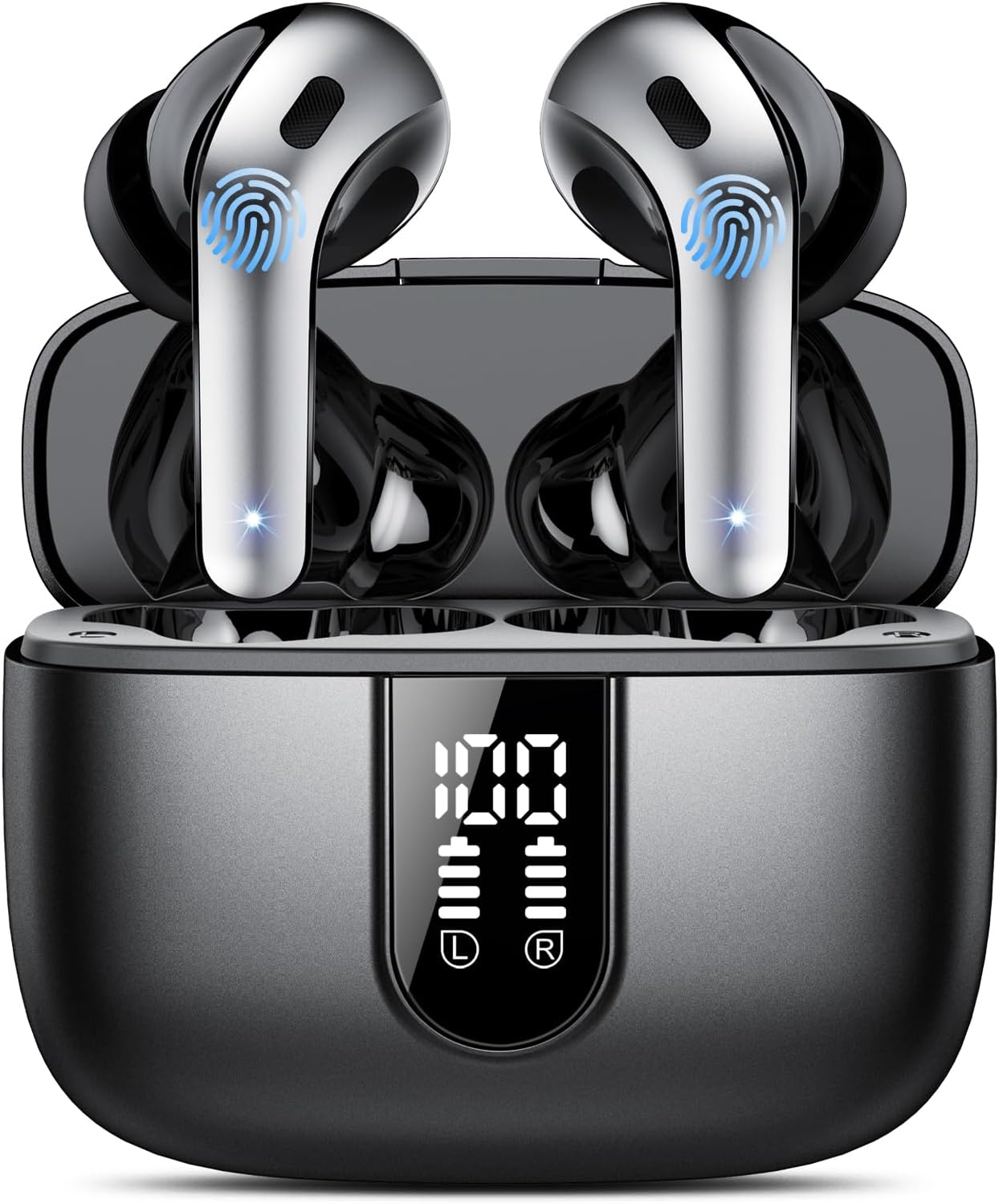 Ear Buds Wireless Earbuds, 50Hrs Playtime Bluetooth Earphones, Bluetooth Headpho...
