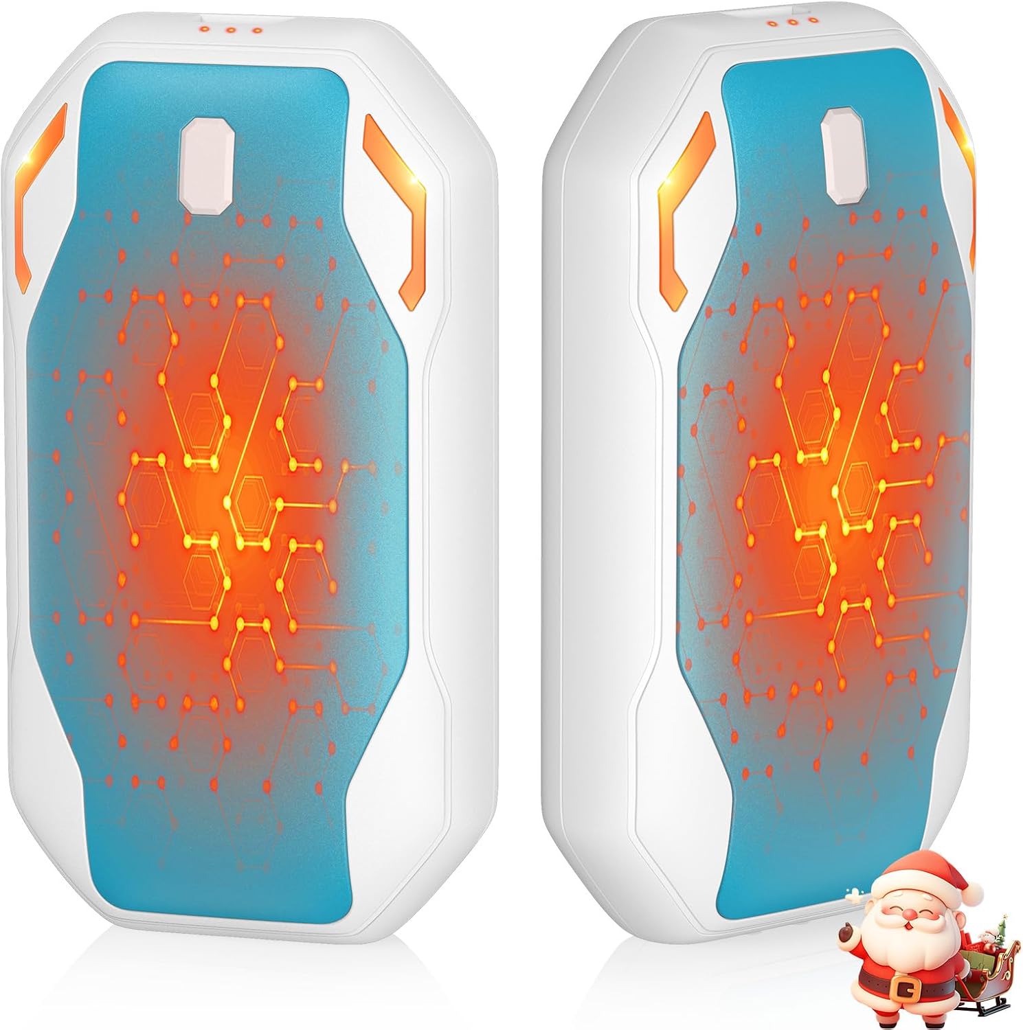 Hand Warmers Rechargeable, PHEJIE Hand Warmers 2 Pack 6000mAh，Electric Hand War...