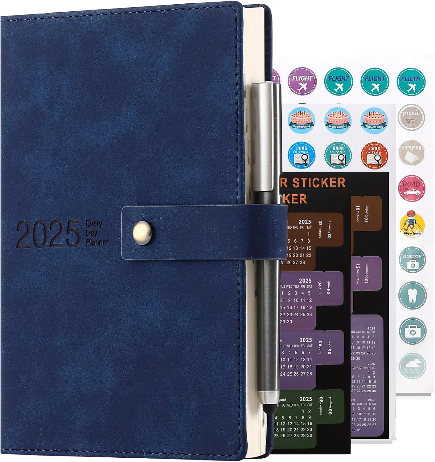 Academic Diary 2025, Daily Planner, A5 Day Per Page,Daily Diary from Jan 2025 -...