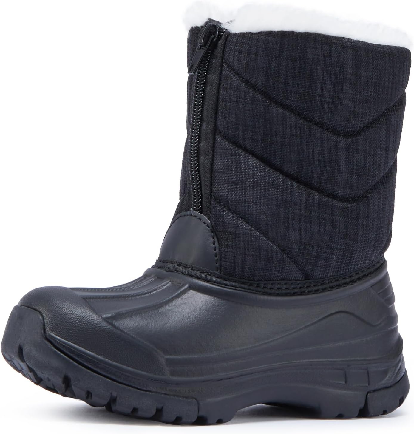 BMCiTYBM Toddler Snow Boots Boys Girls Winter Warm Shoes High Top Outdoor Sneake...