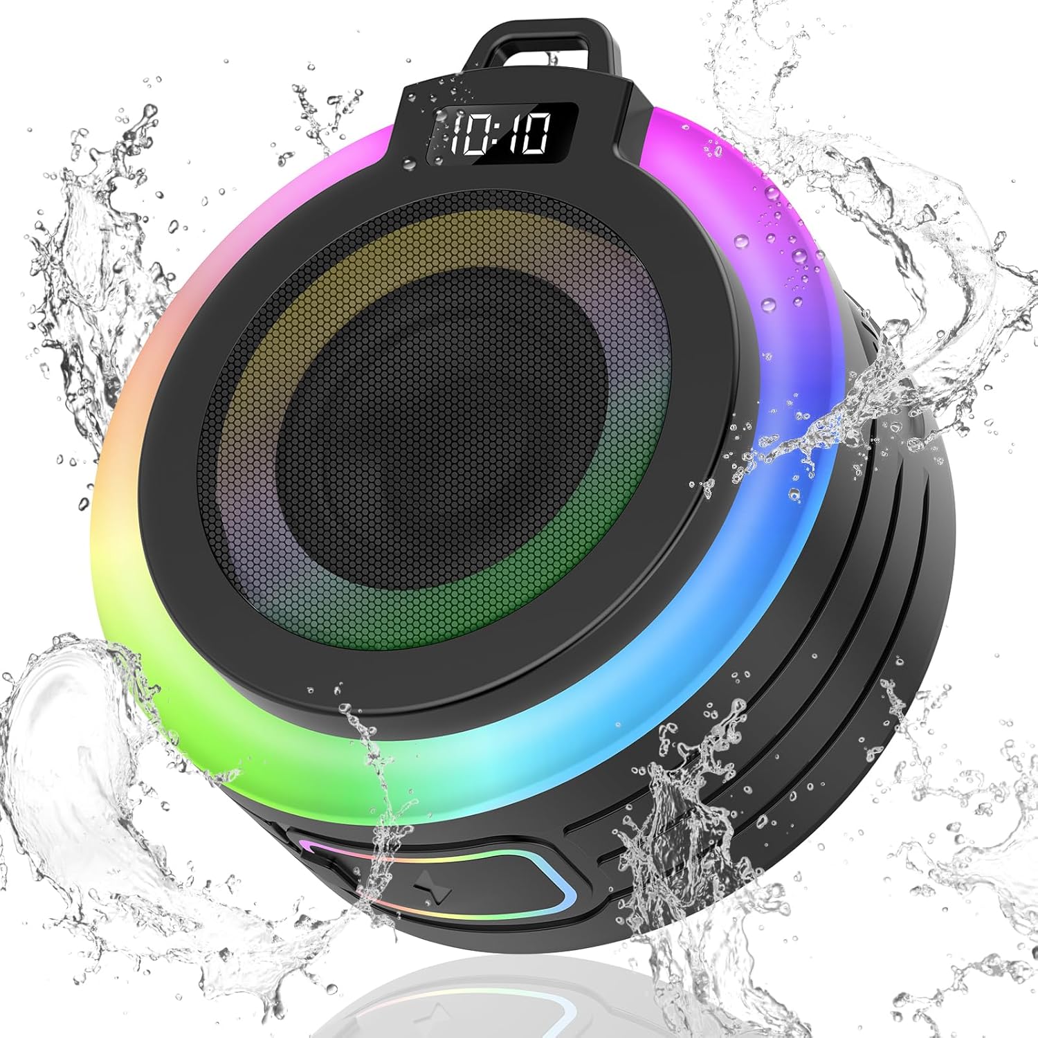 Bluetooth Shower Speaker, Portable Bluetooth Speaker Stereo Sound with Suction C...