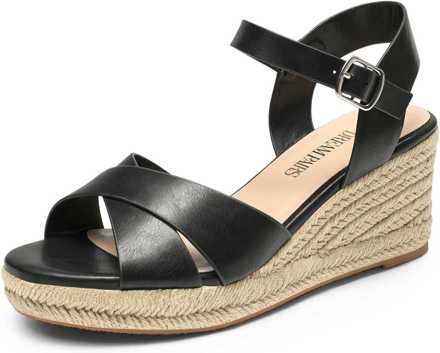DREAM PAIRS Espadrille Dressy Wedge Sandals, Women's Platform Sandals Casual Sum...