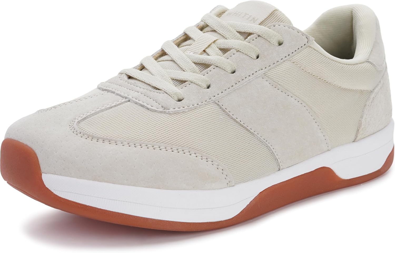 WHITIN Women's Wide Zero Drop Training Shoes | Classic Design 7 Wide S24 | Beige