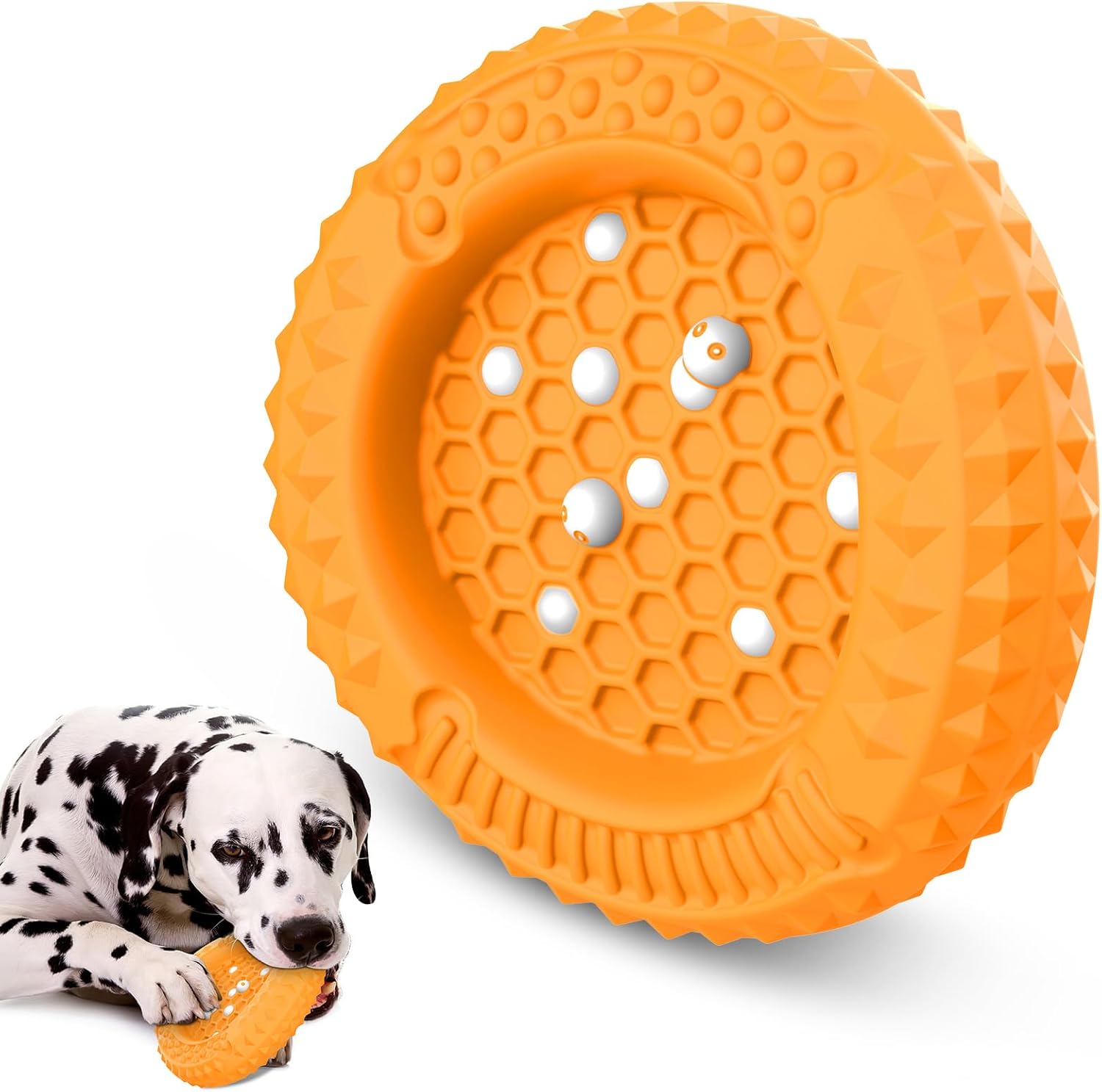 PcEoTllar Dog Chew Toys for Aggressive Chewers, Large Indestructible Dog Toys fo...