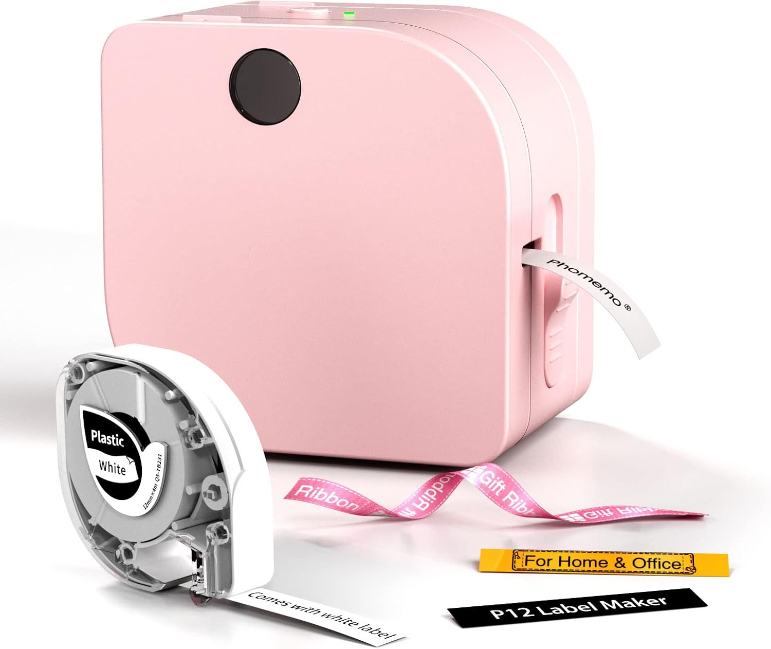 Phomemo Label Maker - Label Maker Machine with Tape P12, Portable Bluetooth Labe...
