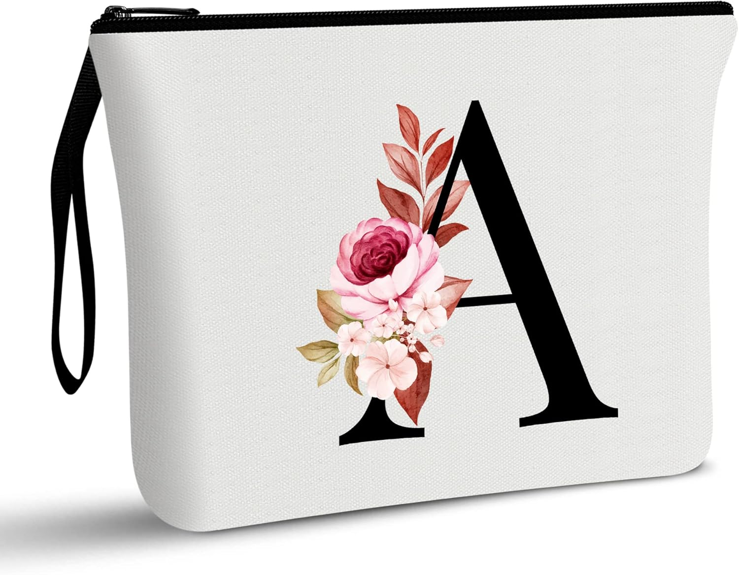 A-Z Personalized Makeup Bag,Birthday Gifts for Women Mom,Gifts for Best Friend,B...