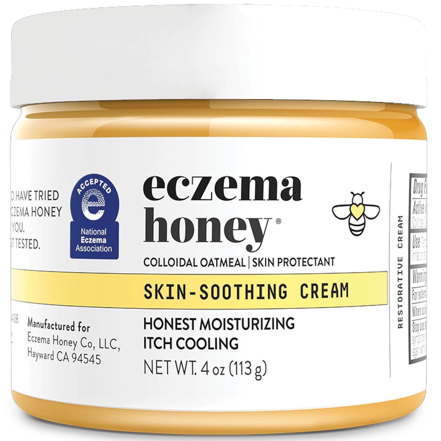 ECZEMA HONEY Original Skin-Soothing Cream - Organic Hand & Body Eczema Relief -...