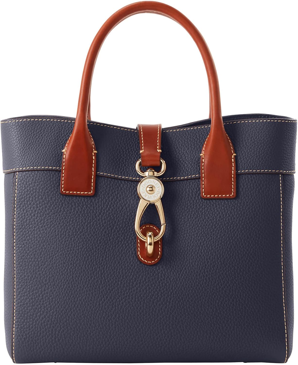 Dooney & Bourke Handbag, Pebble Grain Cara Tote Midnight Blue
