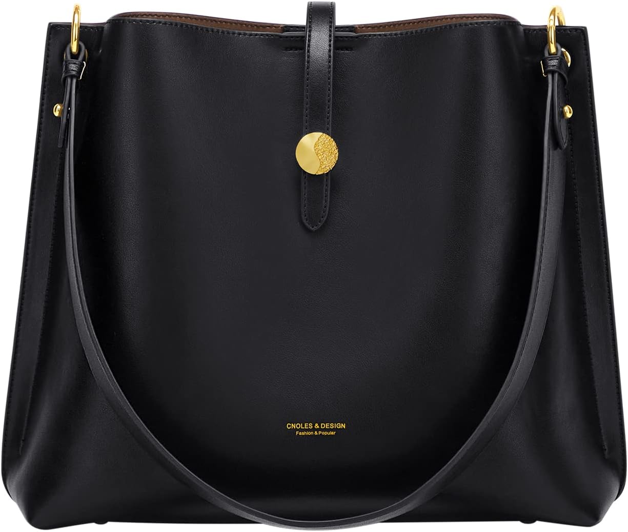 Cnoles Women Genuine Leather Designer Tote Bags Purses And Handbags For Women Fa...