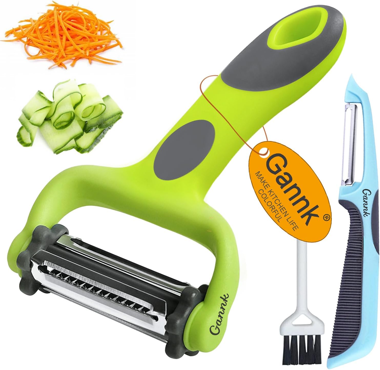 Potato Apple Vegetable Peelers for Kitchen, I and Y Peelers for Fruit Veggie Pot...