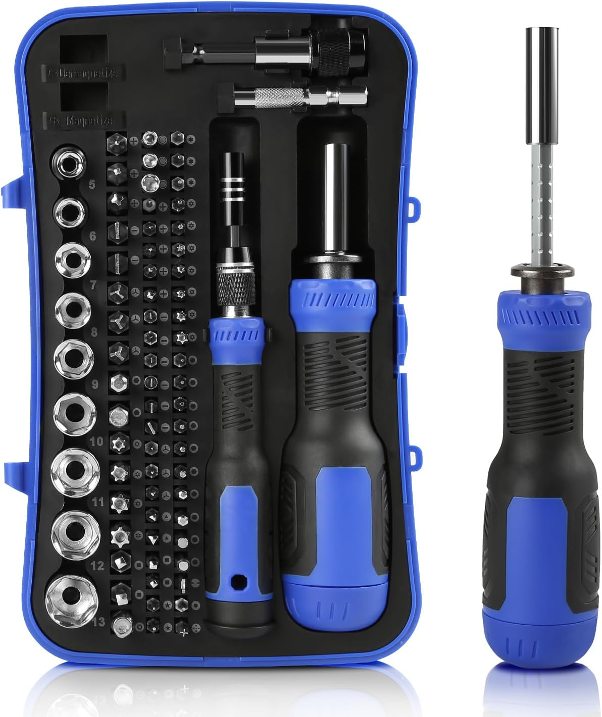 Precision Screwdriver Bits & Socket Set | 77Pcs Screwdriver Repair Tool Kit with...